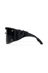 Gem Stud Knotted Sunglasses / Black