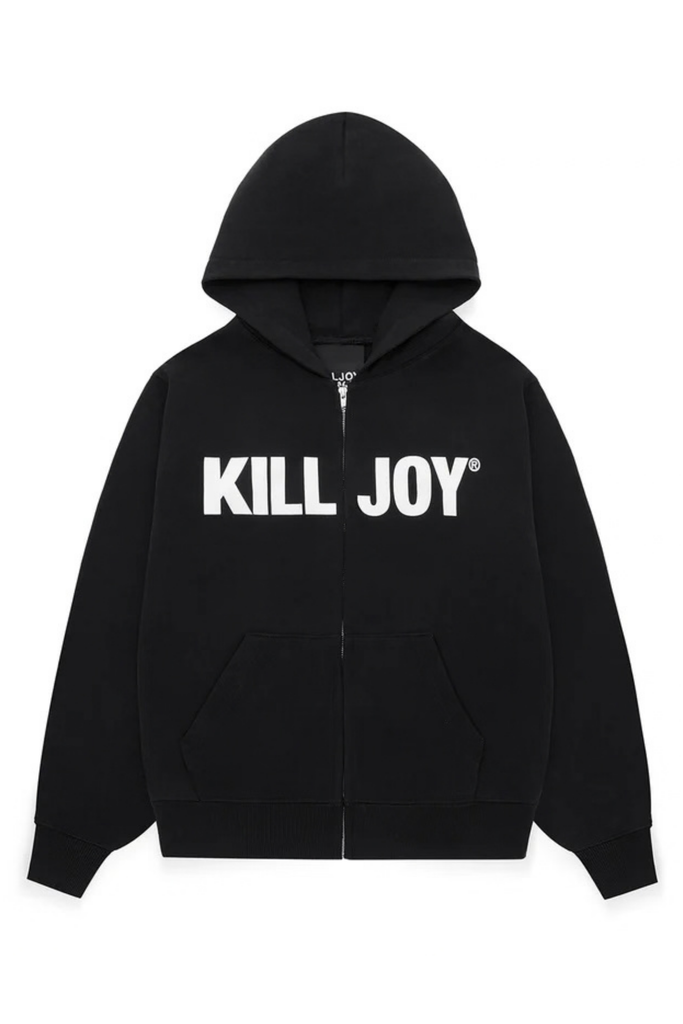 Spellout Zip Hoodie