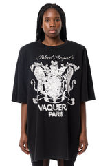 Shoulder Pad Tall Tee / Black