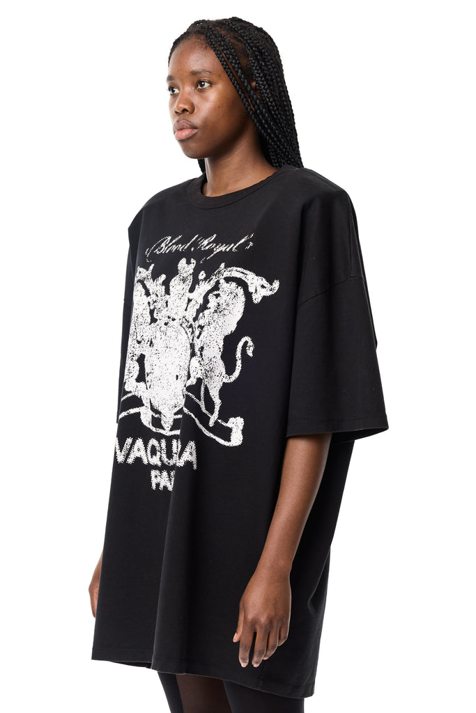 Shoulder Pad Tall Tee / Black