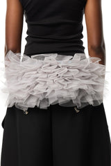 Vaquera Tulle Belt / Grey | distal phalanx