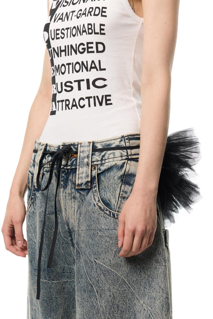 Tulle Belt / Black