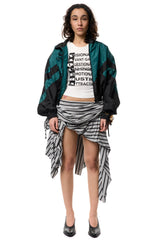 Vaquera Striped Jersey Skirt | distal phalanx