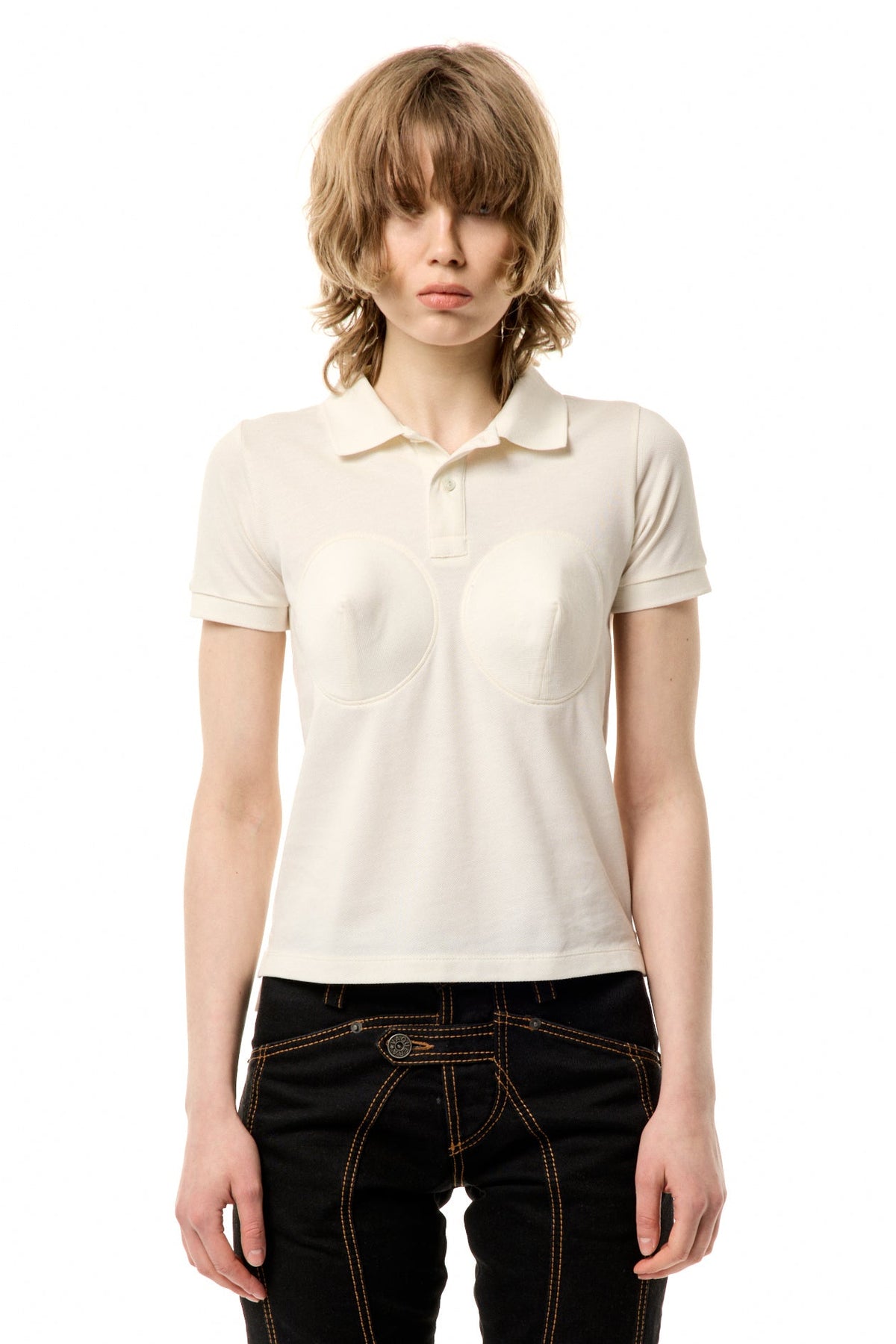 Vaquera Bullet Bra Polo / Off White | distal phalanx