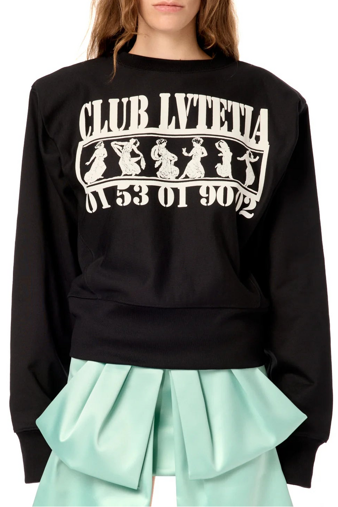 Shoulder Pad Sweatshirt