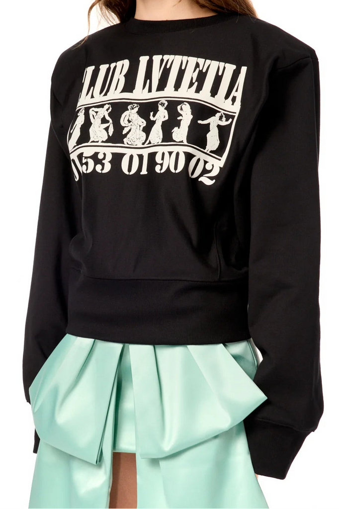 Shoulder Pad Sweatshirt