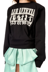 Shoulder Pad Sweatshirt