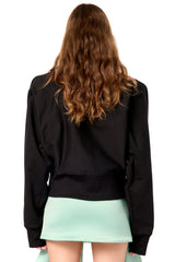 Shoulder Pad Sweatshirt