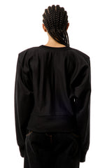 Shoulder Pad Sweatshirt