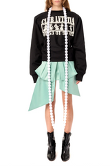 Shoulder Pad Sweatshirt