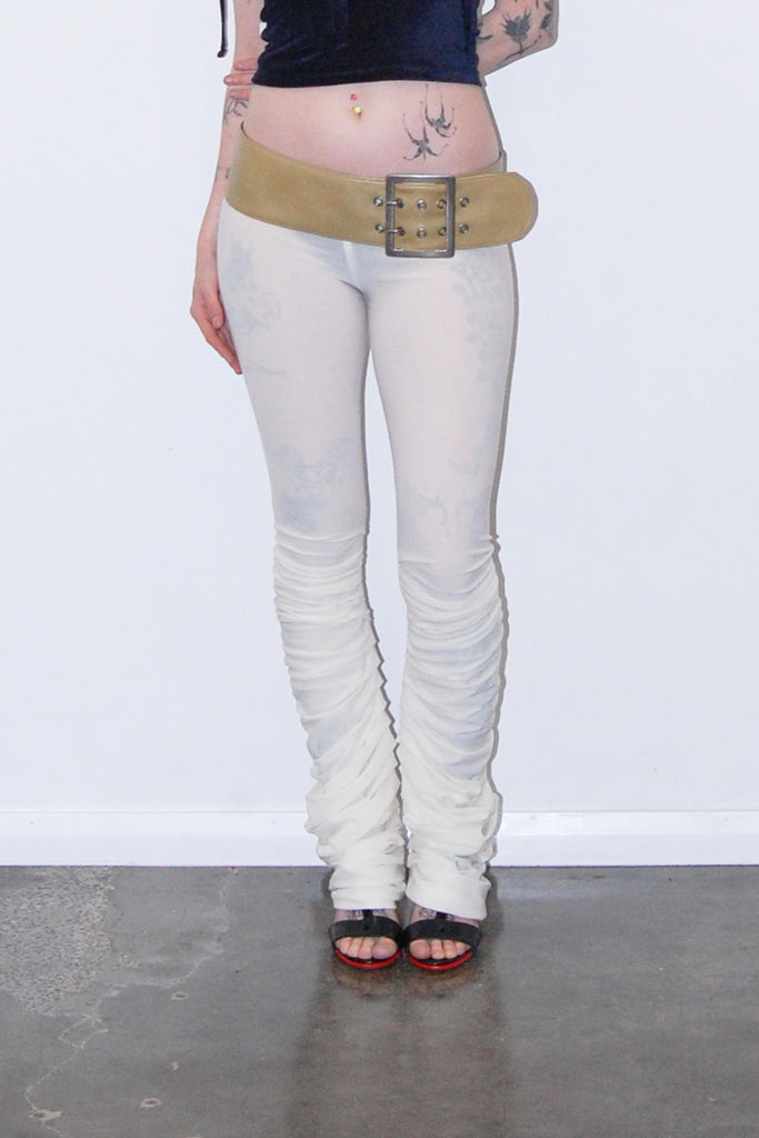 Gathered Leggings / Ivory [LAST ONE]