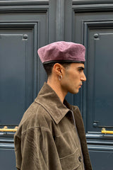 Lavender Velvet Beret [LAST ONE]