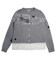 Bunny Cardigan / Black or Grey [LAST ONE]