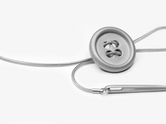 Marland Backus Cute as a Button Necklace | distal phalanx