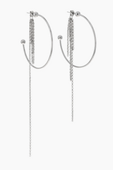 Justine Clenquet Sienna Large Hoop Earrings | distal phalanx