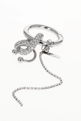 Justine Clenquet Dolly Crystal Keychain | distal phalanx