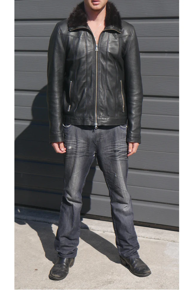 Mens Legacy Leather Jacket