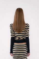 Lucila Safdie Candy Cardigan / Stripes [LAST ONE] | distal phalanx