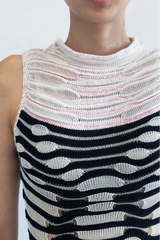 Sophie Wang Ripple Tank / Black | distal phalanx