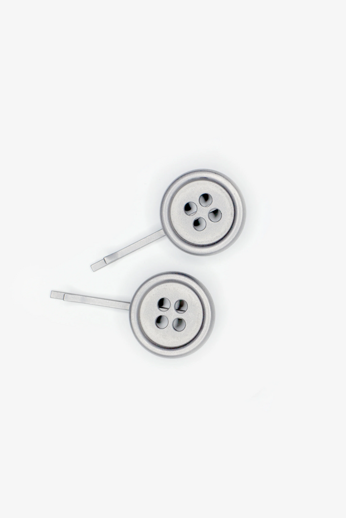 Cute as a Button Hairpins