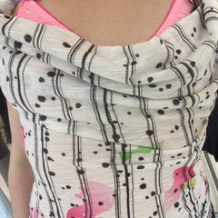 Printed Cowl Neck Top [LAST ONE]