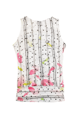 Printed Cowl Neck Top [LAST ONE]