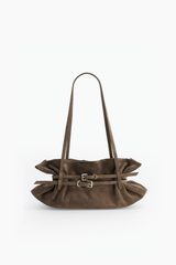 Sidney Suede Bag / Clay