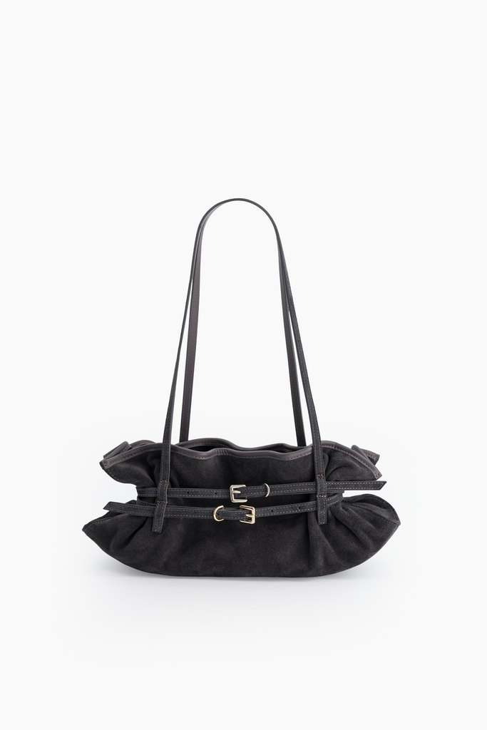 Sidney Suede Bag / Grey