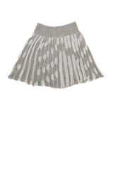 Ripple Skirt / Black or Cream