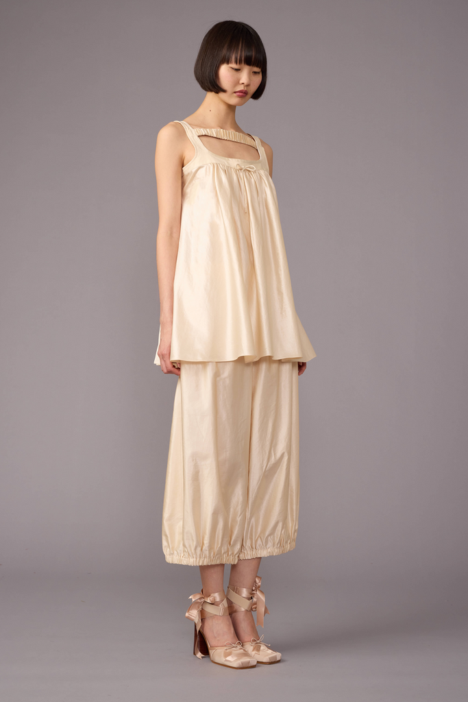 Silk Babydoll Dress
