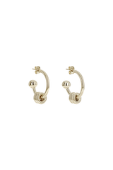 Justine Clenquet Alan Earrings / Gold | distal phalanx