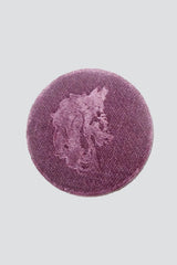 Lavender Velvet Horse Head Button
