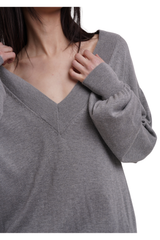 Deep Jumper / Grey Marl