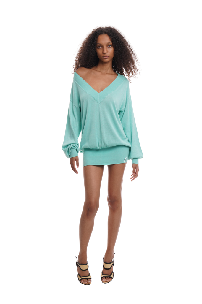 Deep Jumper / Aquamarine
