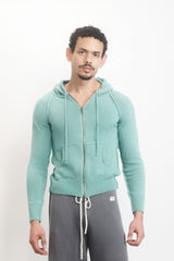 Shrunken Hoodie / Turquoise
