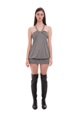 Twist Dress / Mid Grey