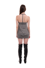 Twist Dress / Mid Grey