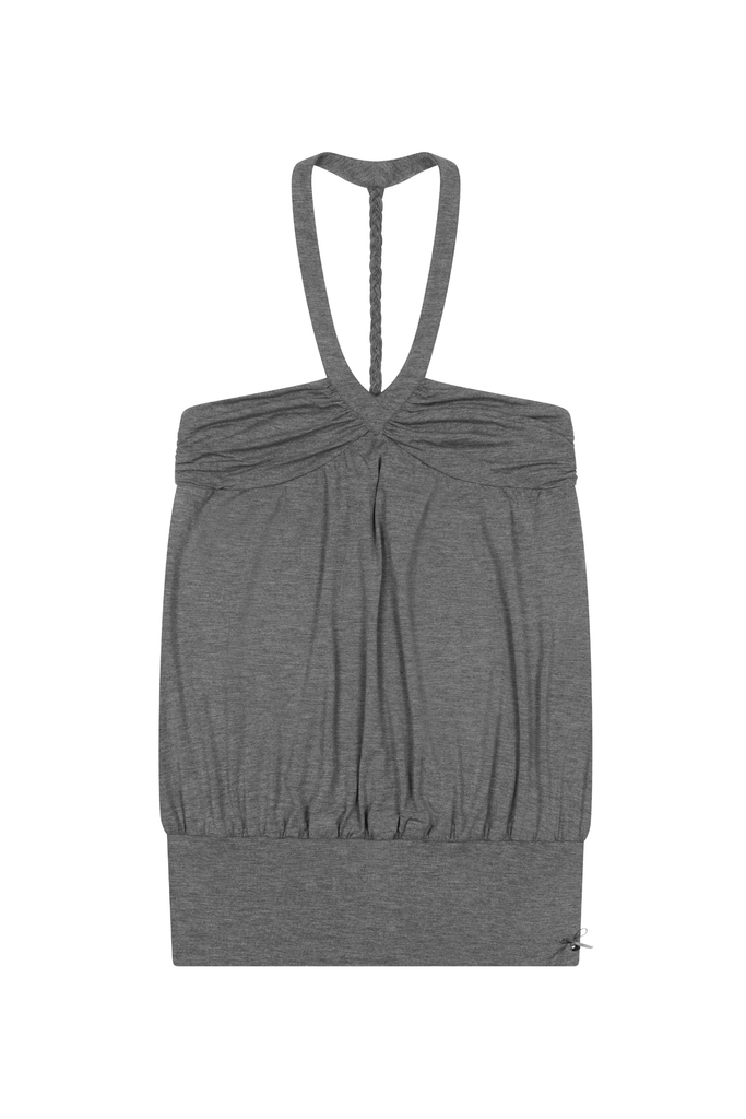 Twist Dress / Mid Grey