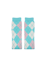 Argyle Socks / Blue & Pink