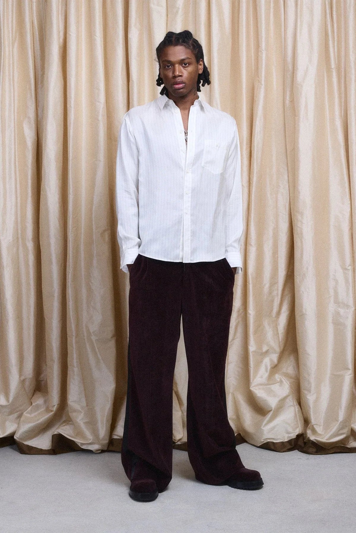Pretty Relics Striped Lining Shirt | distal phalanx