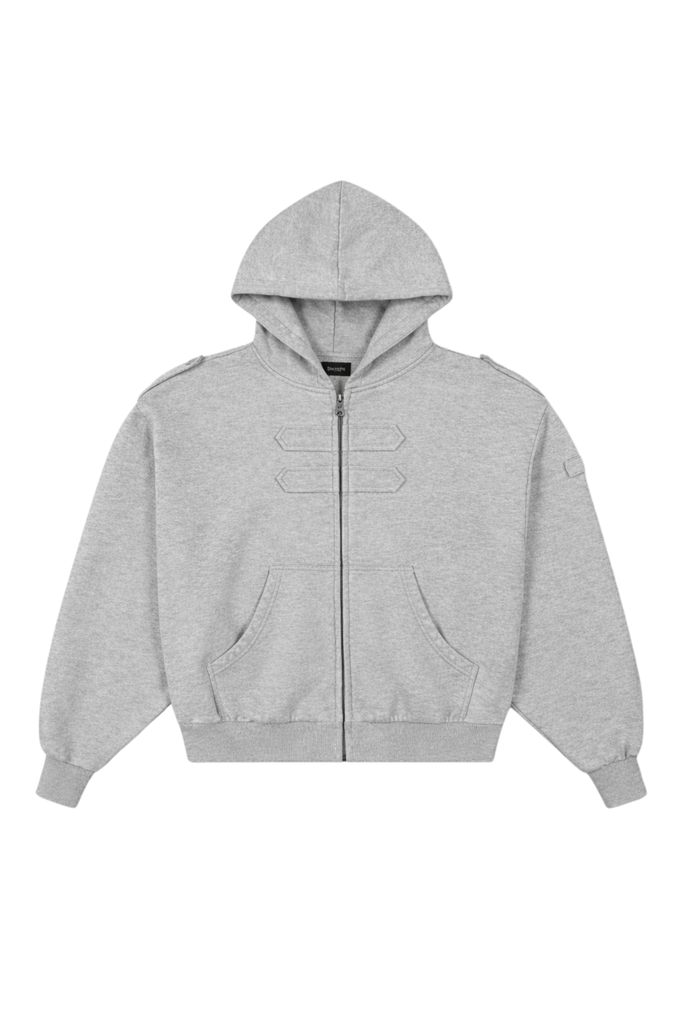 Cover Hoodie / Grey Marl