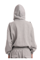 Cover Hoodie / Grey Marl