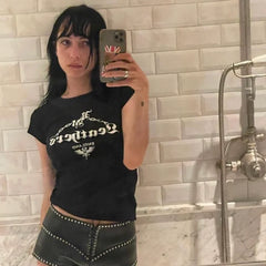 Logo Femme Tee / Black