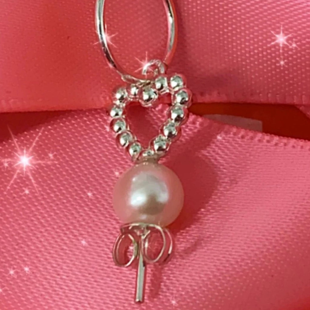 Pearl Heart Earring Earring