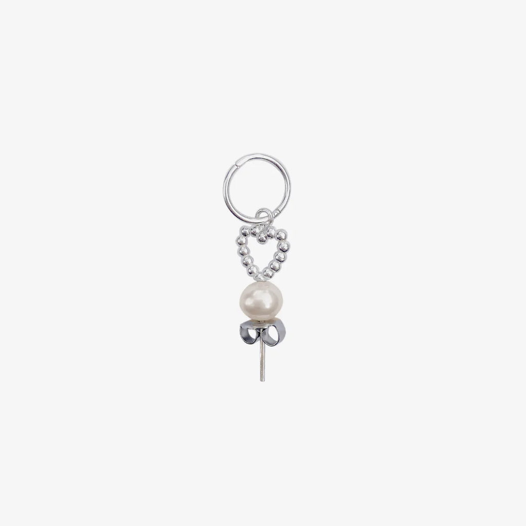 Pearl Heart Earring Earring