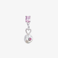 Polly Pearl Earring / Pink