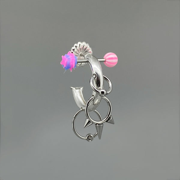 [EXCLUSIVE] distal x US 'Candy' Earring II / Pink