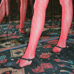 Lust Knee Sock / Black or Red [PRE ORDER]