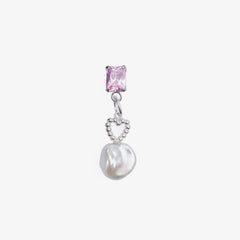 Pocket Pearl Earring / Pink