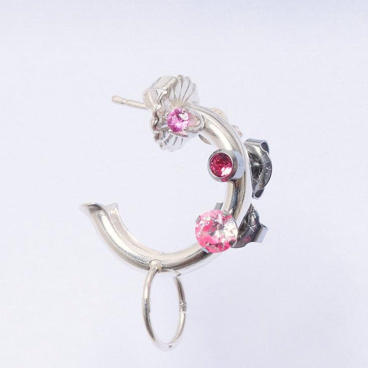 Earring Earring 4 Studs / Silver